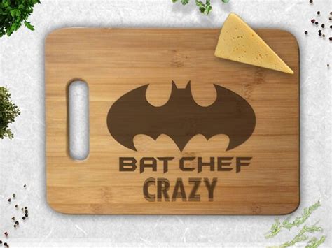 Bat Chef Crazy Batman Inspired Engraved By Silhouettesensations
