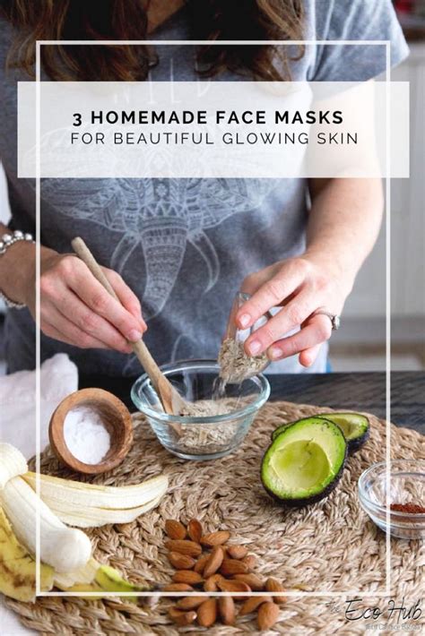 3 Homemade Face Masks For Beautiful Glowing Skin Recipe Homemade Face Homemade Face Masks