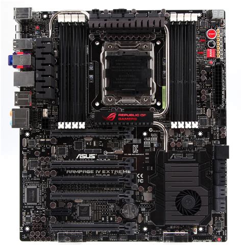 For x79 we have taken a look in detail at both the reference design and asus's professional solution. ASUS Showcases Rampage IV Extreme Black Motherboard That ...
