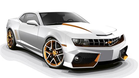 Free Download Chevrolet Camaro White 3d Hd Car Wallpapers Hd Wallpapers