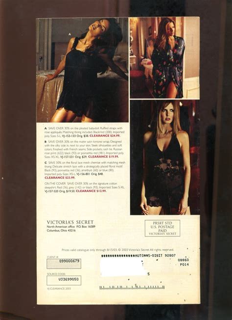 Laeticia Casta Clearance 2003 Victorias Secret Catalog Vintage And Rare