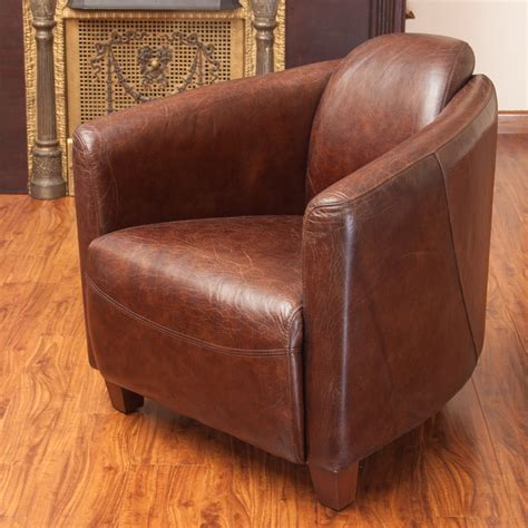 Ravenna is another neatly constructed faux leather club accent chair that is worth the 5. Home Loft Concepts McPherson Leather Club Chair & Reviews ...