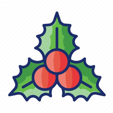 Christmas Decoration Mistletoe Icon