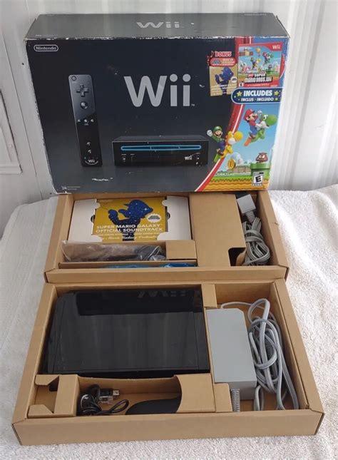 Nintendo Wii Console New Super Mario Box Plandetransformacionuniriojaes