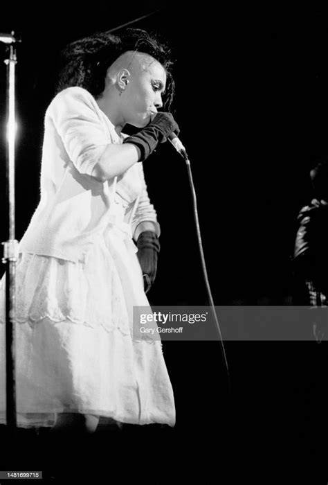 Anglo Burmese New Wave Singer Annabella Lwin Of The Band Bow Wow News Photo Getty Images