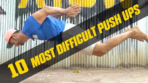 10 Most Difficult Push Ups Variations Extreme Push Ups Calisthenics