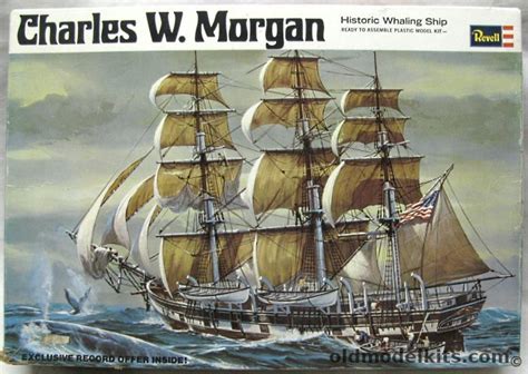 Revell 1160 Charles W Morgan Whaling Ship With Sails H346