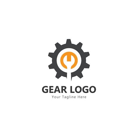 Premium Vector Gear And Wrench Logo Simple Creative Mechanic Design Vector Template