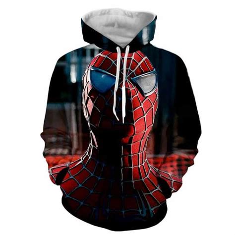 The Fierce Spider Man 3d Design Cool Hoodie Superheroes Gears