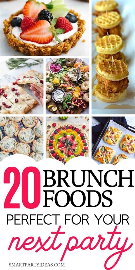 20 Delicious Brunch Party Food Ideas In 2020 With Images Bridal