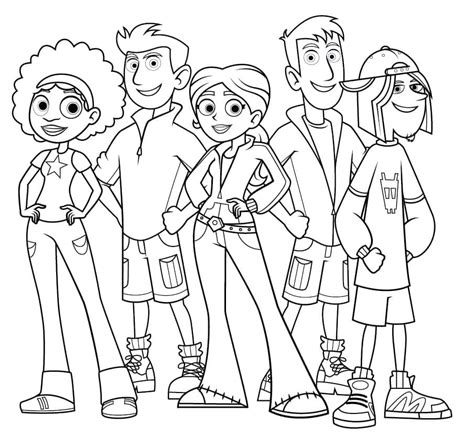 Wild Kratts The Aline Coloring Page Wild Kratts Coloring Pages Sexiz Pix