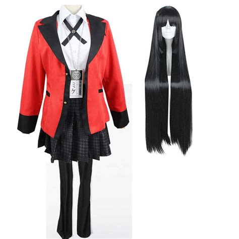 Coldker Kakegurui Yumeko Jabami Cos School Girls Uniform Cosplay