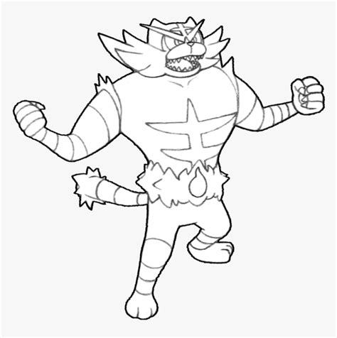 Incineroar Coloring Pages - Coloring Home