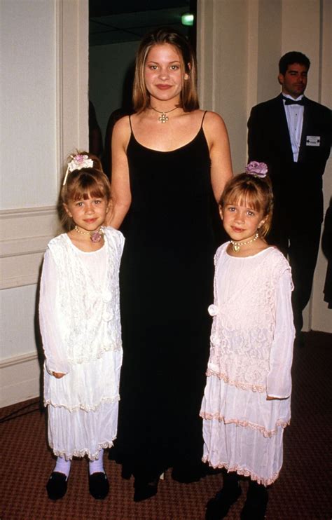 Candace Cameron Bure With The Olsen Twins Full House Cast Full House