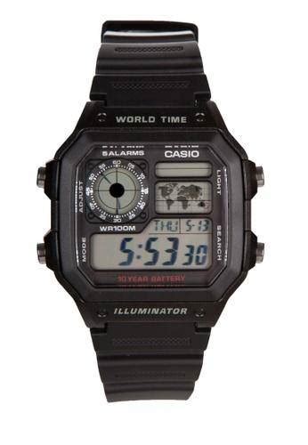 Casio General Ae 1200wh 1avdf Jam Tangan Fashion Male Lelaki Men