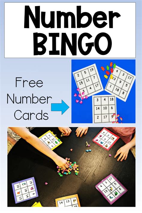Fun Math Games For Kids Junior Number Bingo Hands On Teaching Ideas
