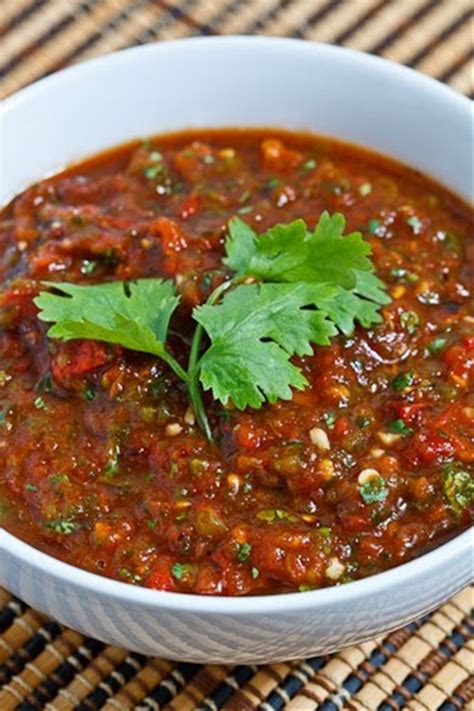 Roasted Tomato Salsa Recipe Chefthisup