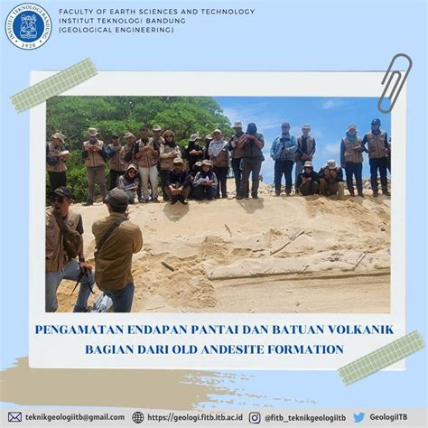 Program Studi Teknik Geologi Fakultas Ilmu Dan Teknologi Kebumian Day Ekskursi Regional