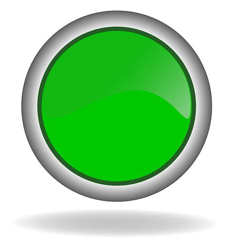 Greengreen Buttonbuttonwebinternet Free Image From