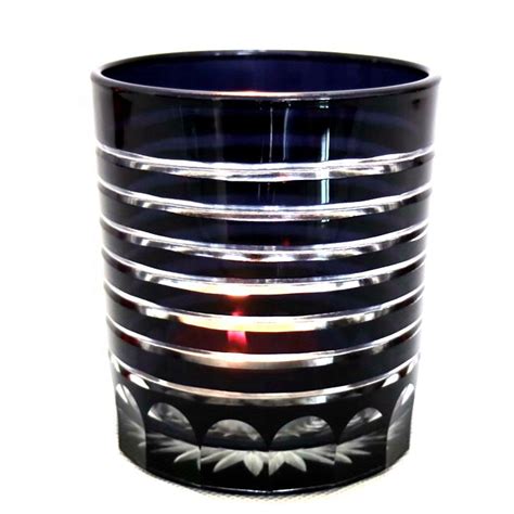 2019 Hot Sale Black Cut To Clear Glass Hurricane Candle Jarholder With