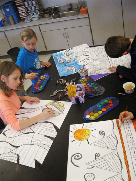 Jamestown Elementary Art Blog 4th Grade Elementary Art Projects