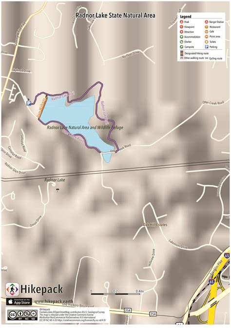 Radnor Lake State Natural Area Hikepack Clever Hiking Maps