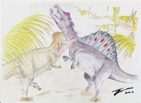 Tyrannosaurus Vs Spinosaurus V2 By Titanchief10 On Deviantart
