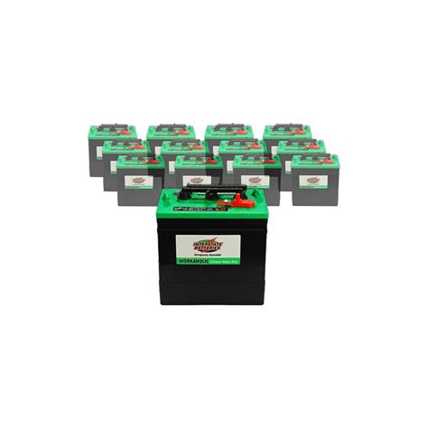 12 X 232ah 6v Wet Deep Cycle Battery Interstate Gc2 Xhd For Golf Carts On Popscreen