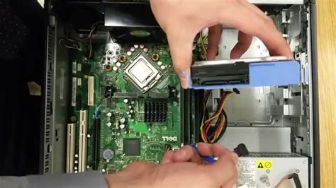 Installing A Hard Disk Drive And Cddvd Drive In A Dell Optiplex Gx620