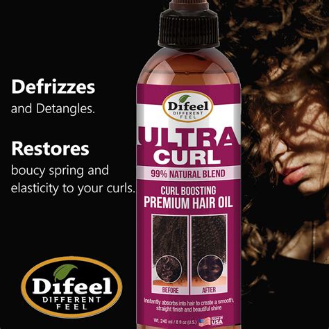 Difeel 99 Natural Ultra Curl Premium Hair Oil Curl Boosting Hair Oi