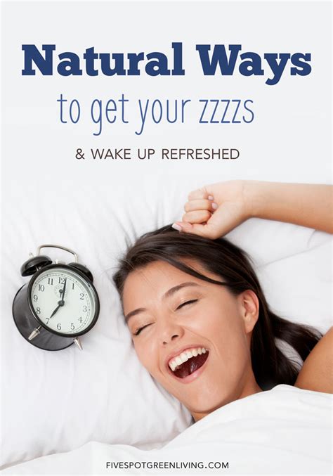 How Do You Sleep Natural Ways To Get The Zzzzs Five Spot Green Living