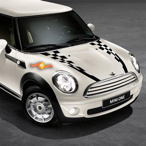 Car And Truck Decals And Stickers 2007 2017 Mini Cooper Checkered Style