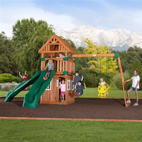 Backyard Discovery Outing Cedar Swing Set Free Delivery