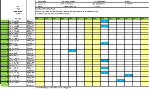 Free Annual Leave Planner Excel Template Printable Templates