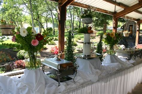 Buffet Setup For Wedding Buffet Table It Was Set Up In The Patio Area In The Back Of The