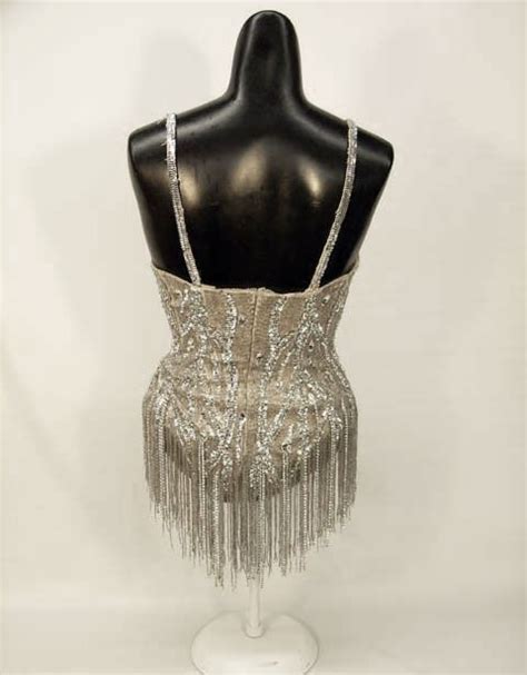 Back Of Silver Roxie Costume By Colleen Atwood For Chicago 2002