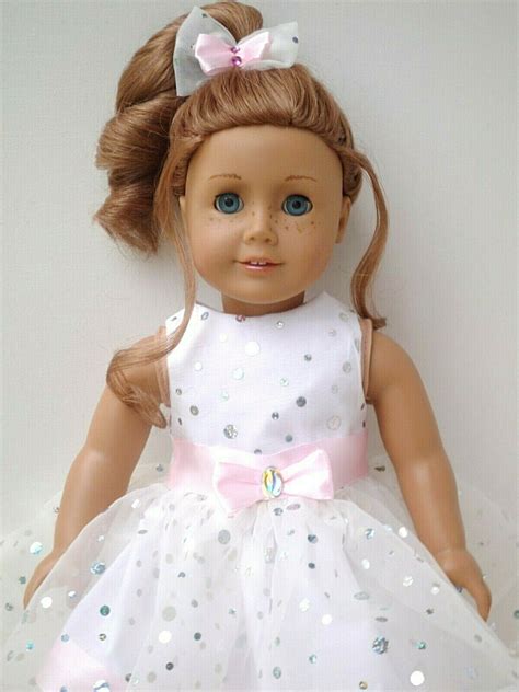 bling party dress hair bow fits american girl our generation18 inch doll clothes ebay 18