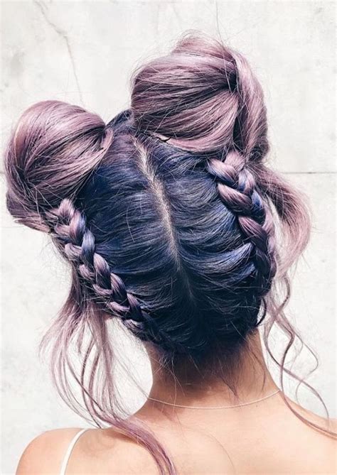 34 Space Buns You Can Easily Copy How To Make Space Buns Tutorial With Hairstyle Jolie