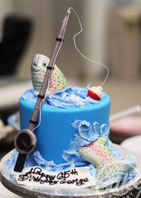 Fishing Themed Birthday Cakes