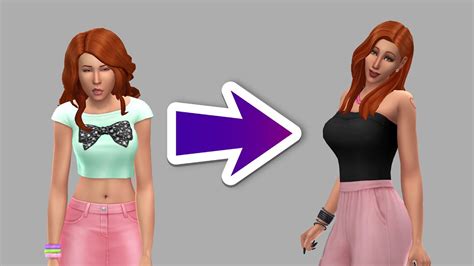 👩‍🦰🔥my Nina Caliente Makeover In The Sims 4 With Cc Youtube