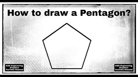 How To Draw A Pentagon Youtube