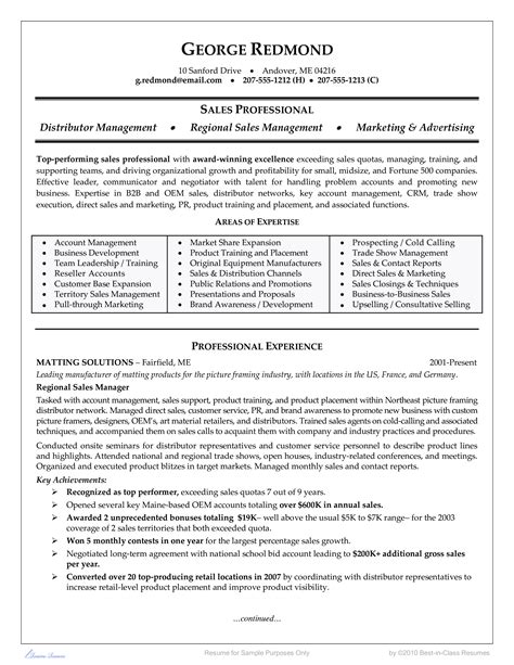 Is your resume as powerful as it should be? Business Sales Resume Sample | Templates at ...
