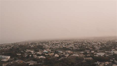Massive Saharan Dust Cloud Shrouds The Caribbean Natural Hazards