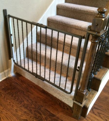 A wide variety of stair gate banister options are available to you, such as project solution capability, material, and warranty. Custom Baby Gate Installation and Color Match | Austin ...