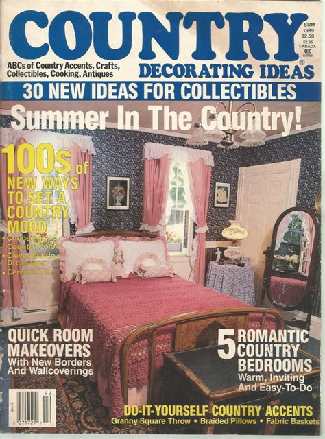 Country Magazine Decorating Ideas Summer 1989
