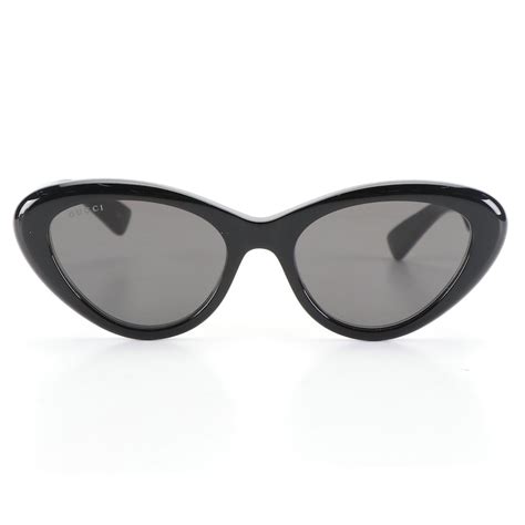 gucci gg1170s cat eye sunglasses with case ebth