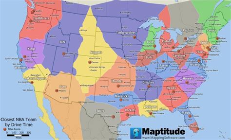 Nba Map Why Is Minnesota Part Of The Western Conference Nba