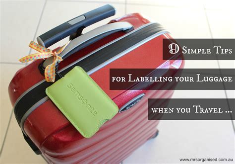 9 Simple Tips For Labelling Your Luggage When You Travel