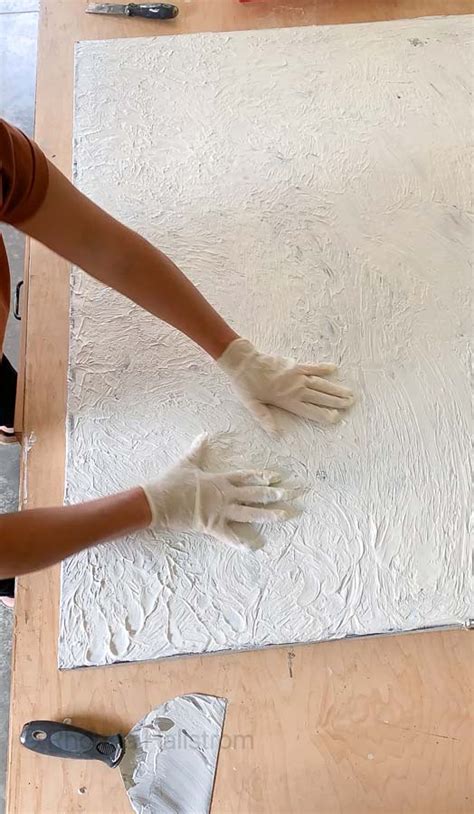 Plaster Wall Art Diy Hallstrom Home