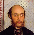 Portrait Of William Michael Rossetti 1829-1919 By Lamplight, 1856 Panel ...